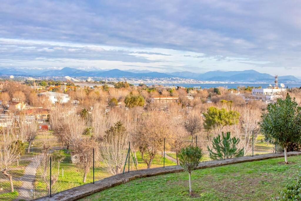 A7- 2 Bdr Sea & Mountain View - Ac, Parking, Pool & Terrace Apartment Antibes Exterior photo